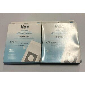 Vac Hoover Type Y/Z Allergen Vacuum Cleaner Replacement Bags 2pk